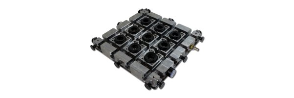 Steel hybrid vacuum table