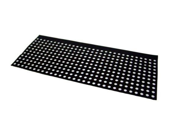 5 units hole rubber mats - hole grid 10mm