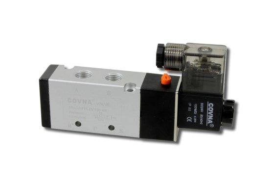 5/2 way solenoid valve for controlling pneumatic valves