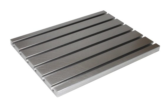 Steel T-slot plate 4040 (finely milled)