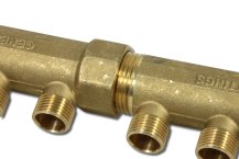 3/4" manifold with 4x 1/2" connections