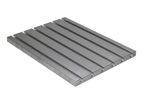 Cast aluminium T-slotplate