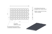PRP Pad grid vacuum table10060 Basic